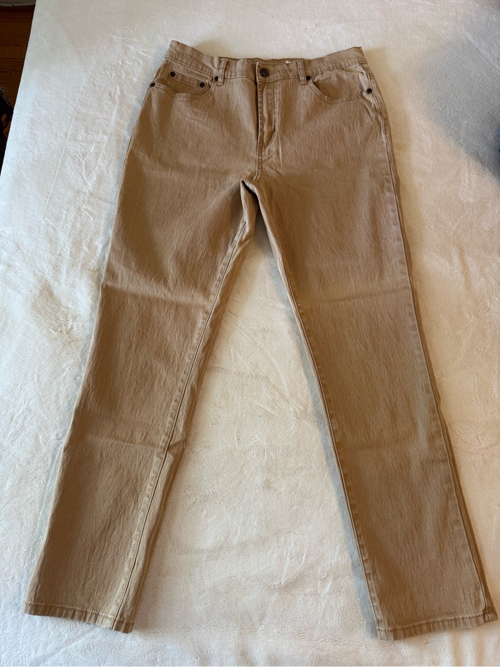 Super Stretchy Tan DG2 Jeans - Classic Straight/Skinny Fit